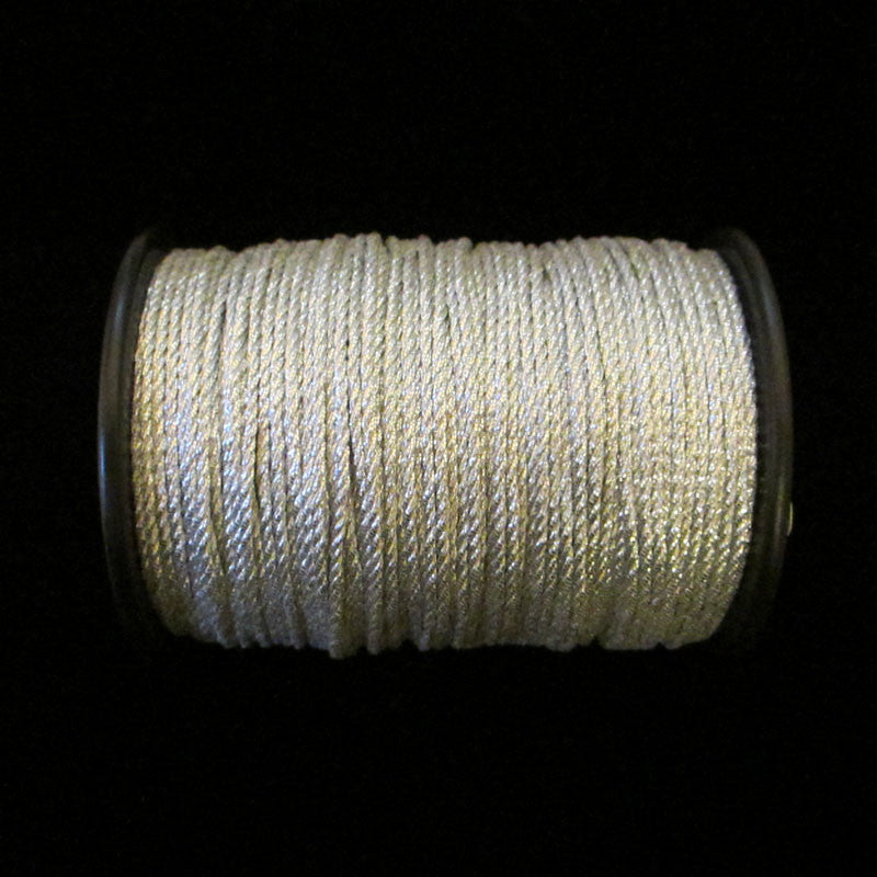 56.3 Metallic cord bright silver 1/32" (0.8mm) - Palladia Passementerie
