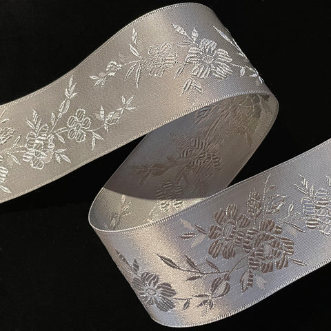 Satin Ribbons, Satin 40mm, Edelweiss