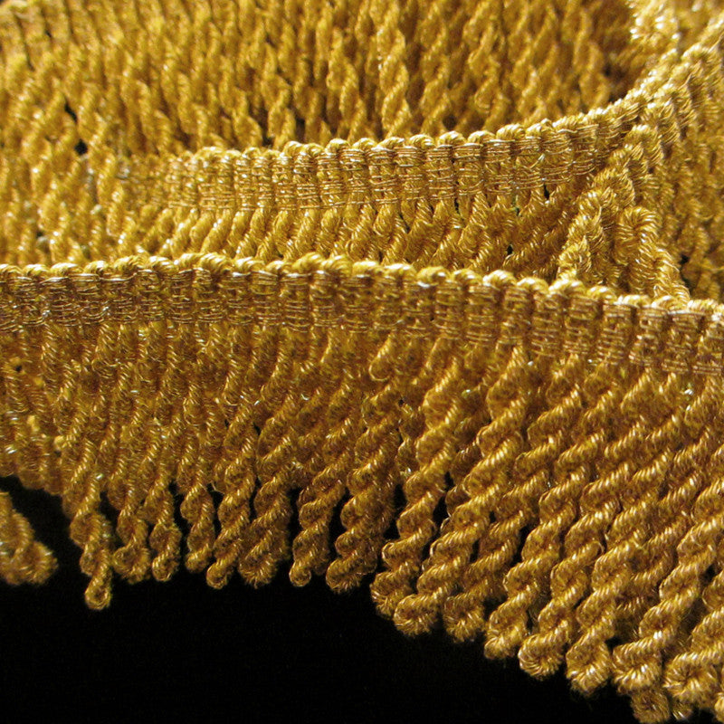 210.1 Metallic bullion fringe bright gold 1-1/8" (30mm) - Palladia Passementerie
 - 2