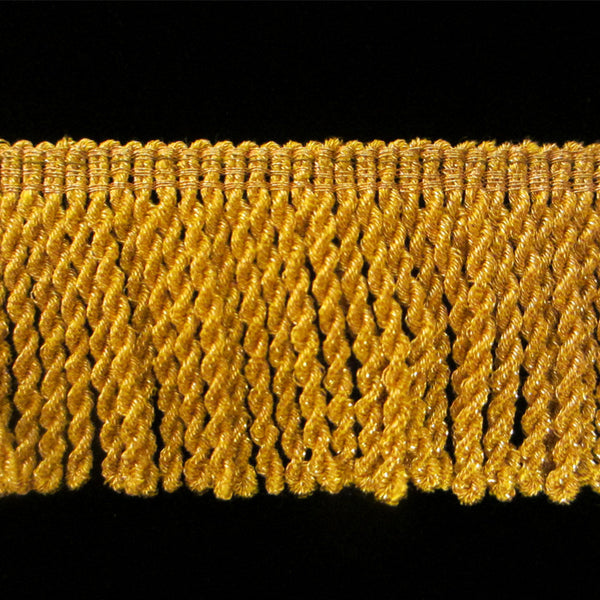 211.1 Metallic bullion fringe bright gold 1-1/2" (38mm) - Palladia Passementerie
