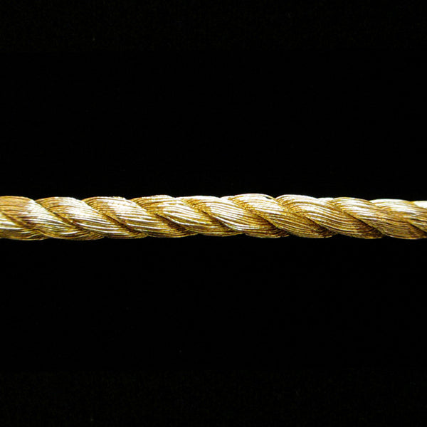 310.1 Large metallic cord bright gold 3/16" (5mm) - Palladia Passementerie
