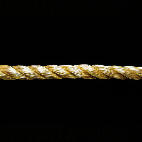 310.1 Large metallic cord bright gold 3/16" (5mm) - Palladia Passementerie
