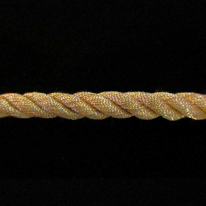 312.2 Large metallic cord antique gold 1/4" (6mm) - Palladia Passementerie
