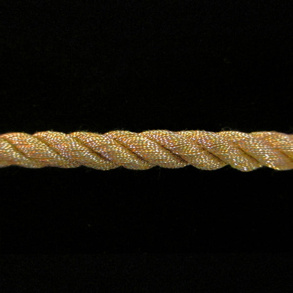 312.2 Large metallic cord antique gold 1/4" (6mm) - Palladia Passementerie
