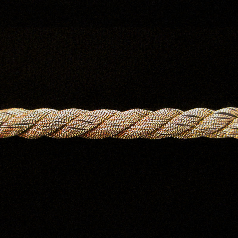 313.2 Large metallic cord antique gold 1/4" (6mm) - Palladia Passementerie
