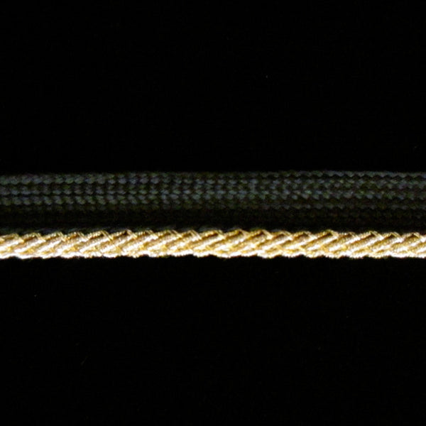 351 Metallic piping bright gold ⅜" (9mm) - Palladia Passementerie
