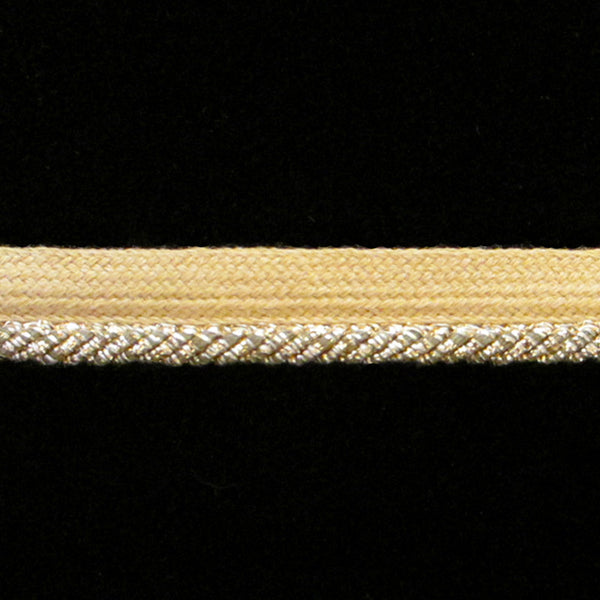 352 Metallic piping antique-gold ⅜" (9mm) - Palladia Passementerie
 - 1