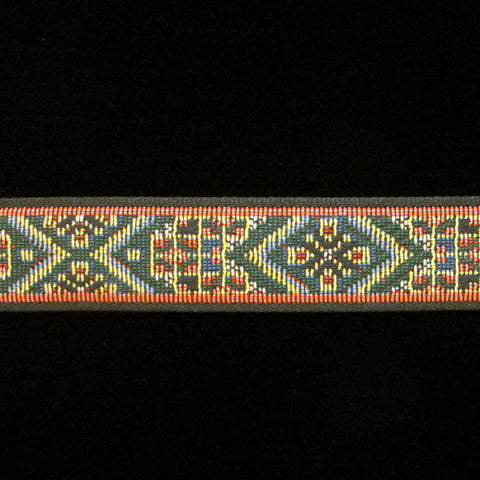 402 Telemark jacquard trim 1" (25mm) - Palladia Passementerie
