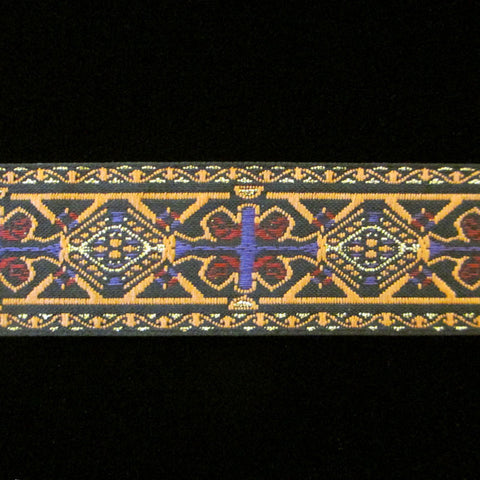 408 Chartres jacquard trim 3/4" (19mm) - Palladia Passementerie
 - 1