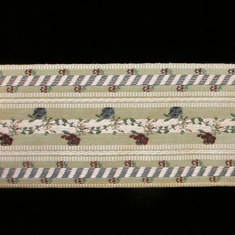 423 Augarten jacquard trim 1-3/4" (44mm) - Palladia Passementerie
