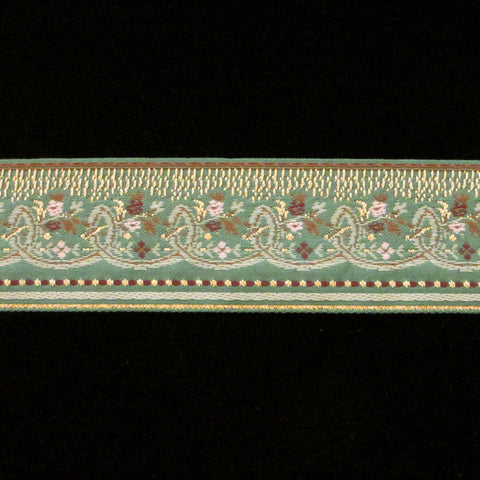 425 Mozart jacquard trim 1-1/4" (32mm) - Palladia Passementerie
 - 1