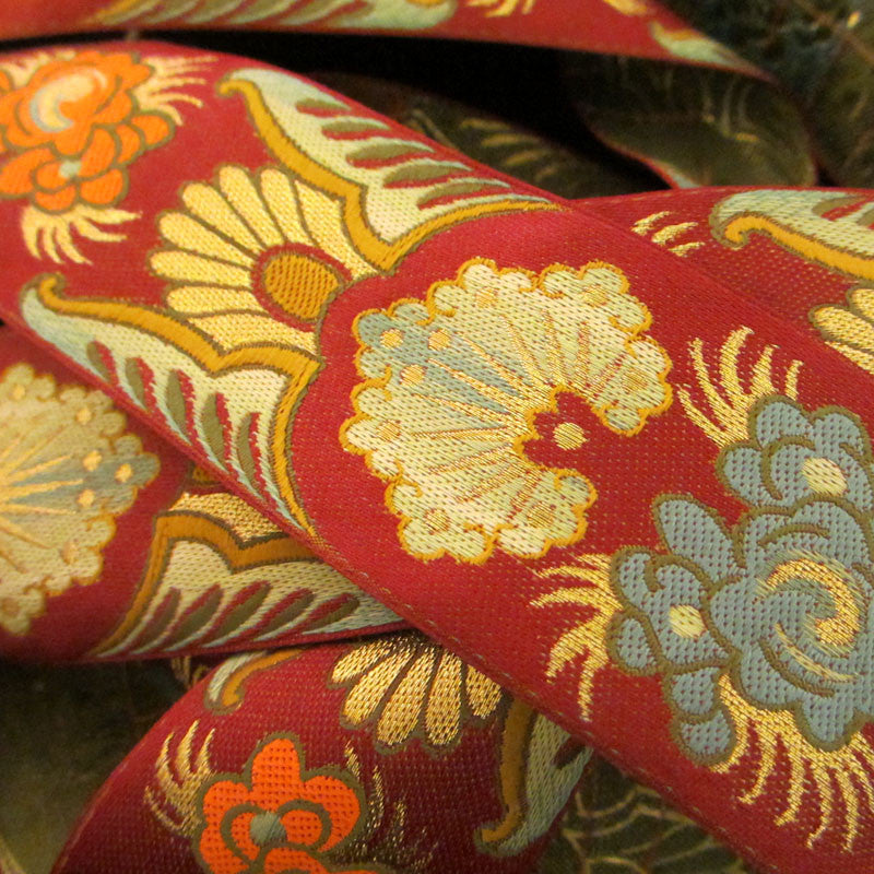 426 Budapest jacquard trim 1-7/8" (47mm) - Palladia Passementerie
 - 2