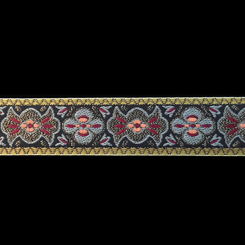 437 Seville jacquard trim 1" (24mm) - Palladia Passementerie
 - 2