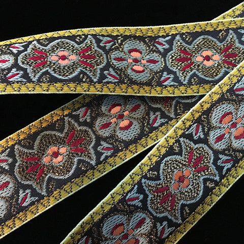 437 Seville jacquard trim 1" (24mm) - Palladia Passementerie
 - 1