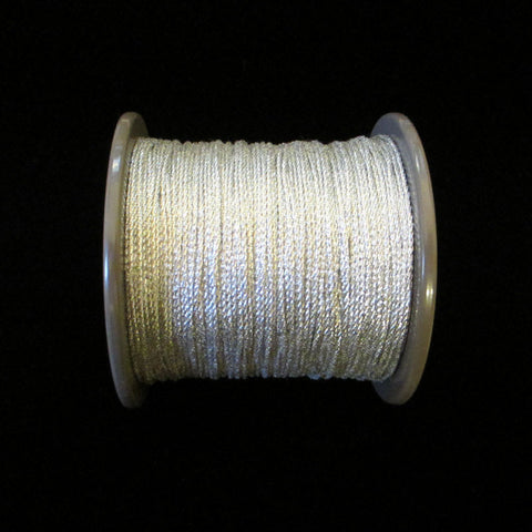 55.3 Mini metallic cord bright silver 1/64" (0.4mm) - Palladia Passementerie

