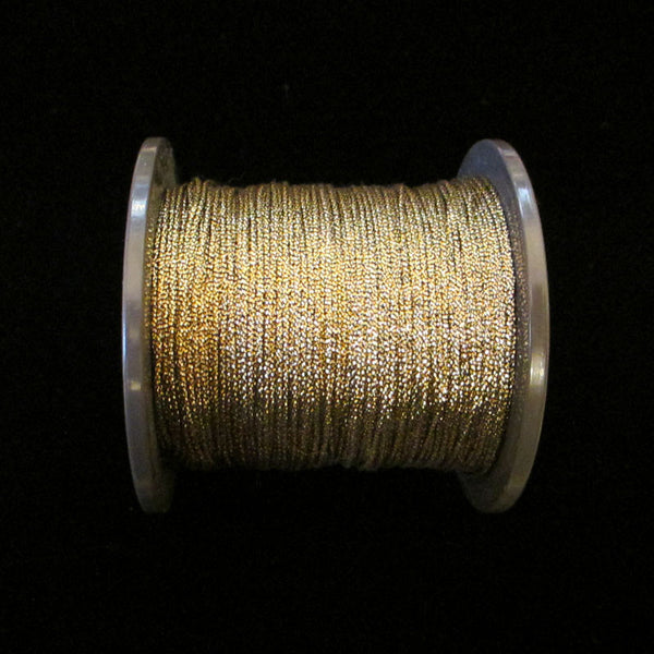 55.2 Mini metallic cord antique gold 1/64" (0.4mm) - Palladia Passementerie

