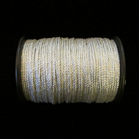 56.3 Metallic cord bright silver 1/32" (0.8mm) - Palladia Passementerie
