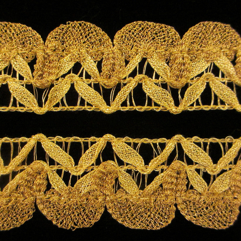 569 Baroque metallic lace 1-1/4" (32mm) - Palladia Passementerie
 - 2