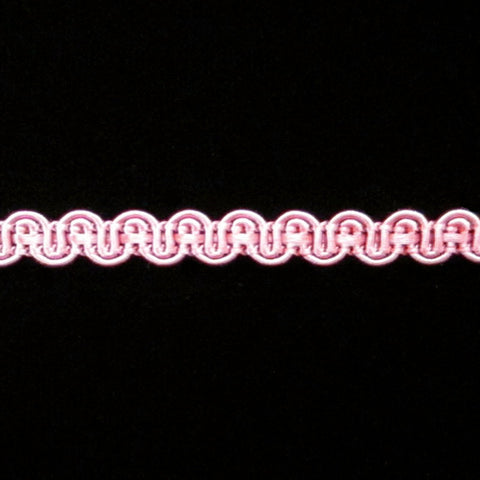 640.14 Rose pink gimp 1/4" (6mm) - Palladia Passementerie
