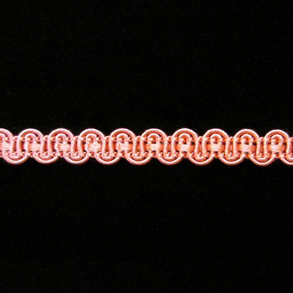 640.17 Dark salmon pink gimp 1/4" (6mm) - Palladia Passementerie
