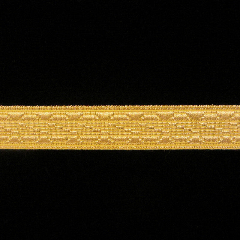 805.2 Salute metallic galloon bright gold 1/2" (13mm) - Palladia Passementerie
