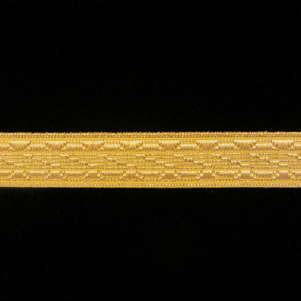 805.2 Salute metallic galloon bright gold 1/2" (13mm) - Palladia Passementerie
