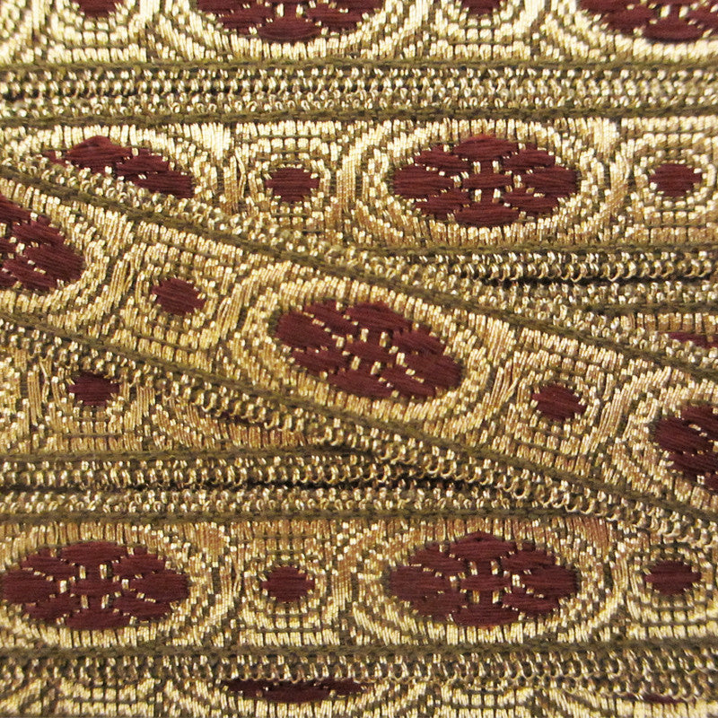 833.2 Scarlet metallic galloon antique gold 1/2" (13mm) - Palladia Passementerie
 - 2