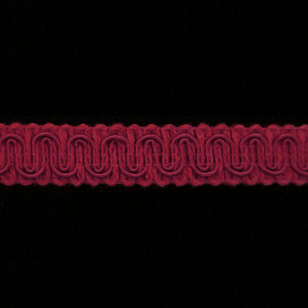 R080 REMNANT - Gimp trim dark red - 5/8" (16mm) - 1y 14" long